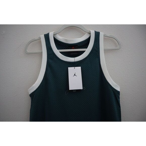 Nike Air Jordan HJ6368-366 Women's Sz S Green Heritage Jumpman Jersey Dress - Picture 7 of 13